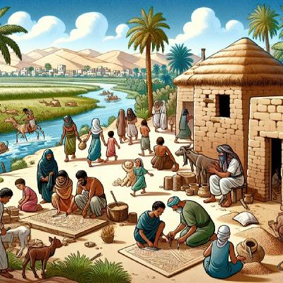 LA VIDA COTIDIANA EN EL ANTIGUO EGIPTO