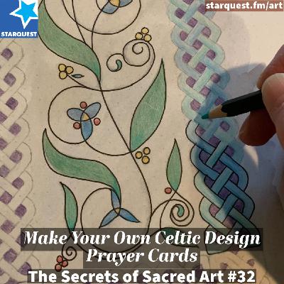 Make Your Own Celtic Design Prayer Cards