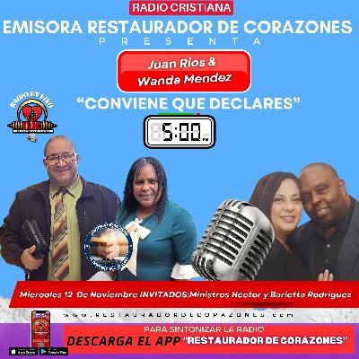 Juan Rios & Wanda Mendez INVITADOS_ Ministros Héctor y Barietta Rodríguez (Noviembre 12,2025) Juan Rios & Wanda Mendez INVITADOS_ Ministros Héctor y Barietta Rodríguez (Noviembre 12,2025)