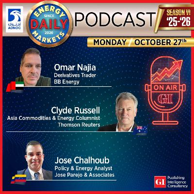 PODCAST: Daily Energy Markets - Oct 27th