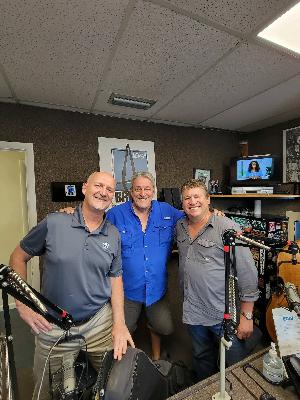 Bobby Houck & Hank Futch of The Blue Dogs in Studio with Richard Todd