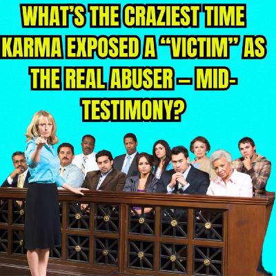 What’s The CRAZIEST Time Karma Exposed A “Victim” As The Real Abuser — Mid-Testimony?