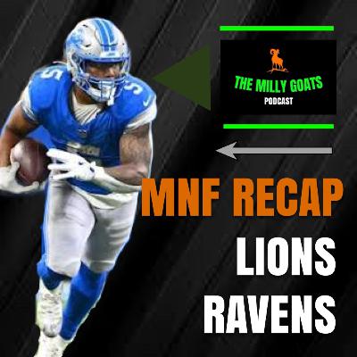 Lions Bully the Ravens - MNF Instant Recap