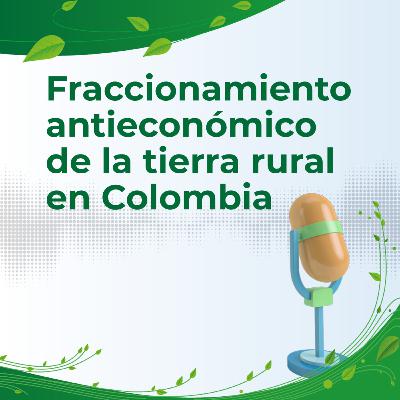 Fraccionamiento antieconómico de la tierra rural en Colombia