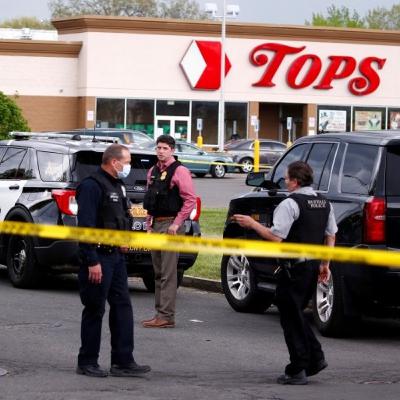 Buffalo shooting racially motivated shooting @ tops grocery store.