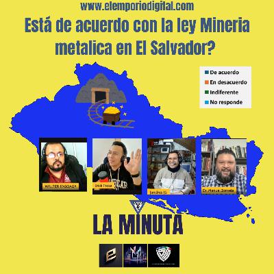 Opinión ciudadana de minería metálica en El Salvador