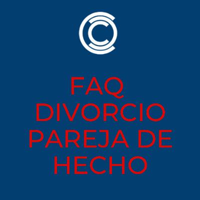 FAQ - Divorcio pareja de hecho