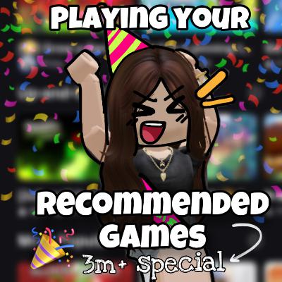 Playing YOUR SUGGESTED Roblox Games… 😮🌈[3M+ Special! 🎉💖]