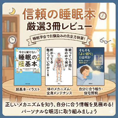 【39】快眠部屋コーディネーターがおすすめする睡眠の本