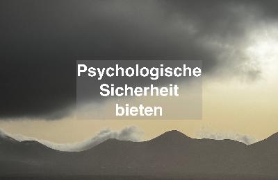 SF201 Führung: Psychologische Sicherheit bieten