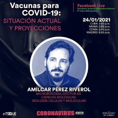 Vacunas para la COVID-19: situación actual y proyecciones (una conversación en vivo)