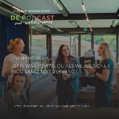 243: Dit is waarom AI jou als webdesigner (nog lang) niet vervangt