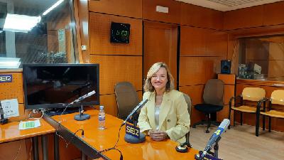 Pilar Alegría, en La Rebotica (12/09/2025)