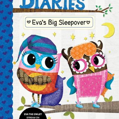 Brooklyn Reads - Owl Diaries #9 'Eva's Big Sleepover'