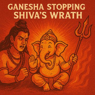 Ganesha Stopping Shiva's Wrath