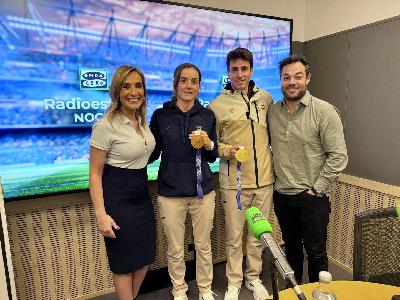 Oriol Cardona y Ana Alonso: "Es un honor poner nuestro nombre junto al de Paquito Fernández Ochoa"