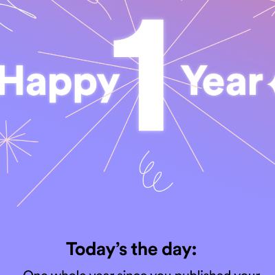 1 YEAR ANNIVERSARY OF MY PODCAST.