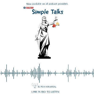 Justice - Simple talks With RJ Pon KIRUKKAL Justice - Simple talks With RJ Pon KIRUKKAL
