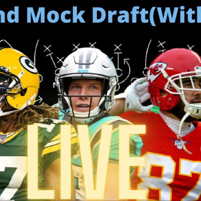 NFL Fantasy Football LIVE 10 Round Mock Draft(with tips)| Kansas City Chiefs Reaction To Cuts