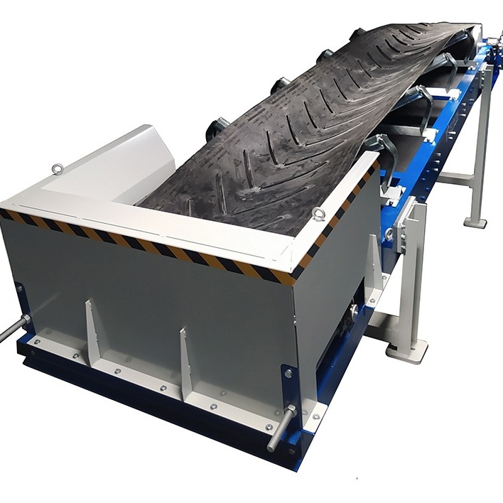 CONVEYOR FOR RUBBLE AND AGGREGATES