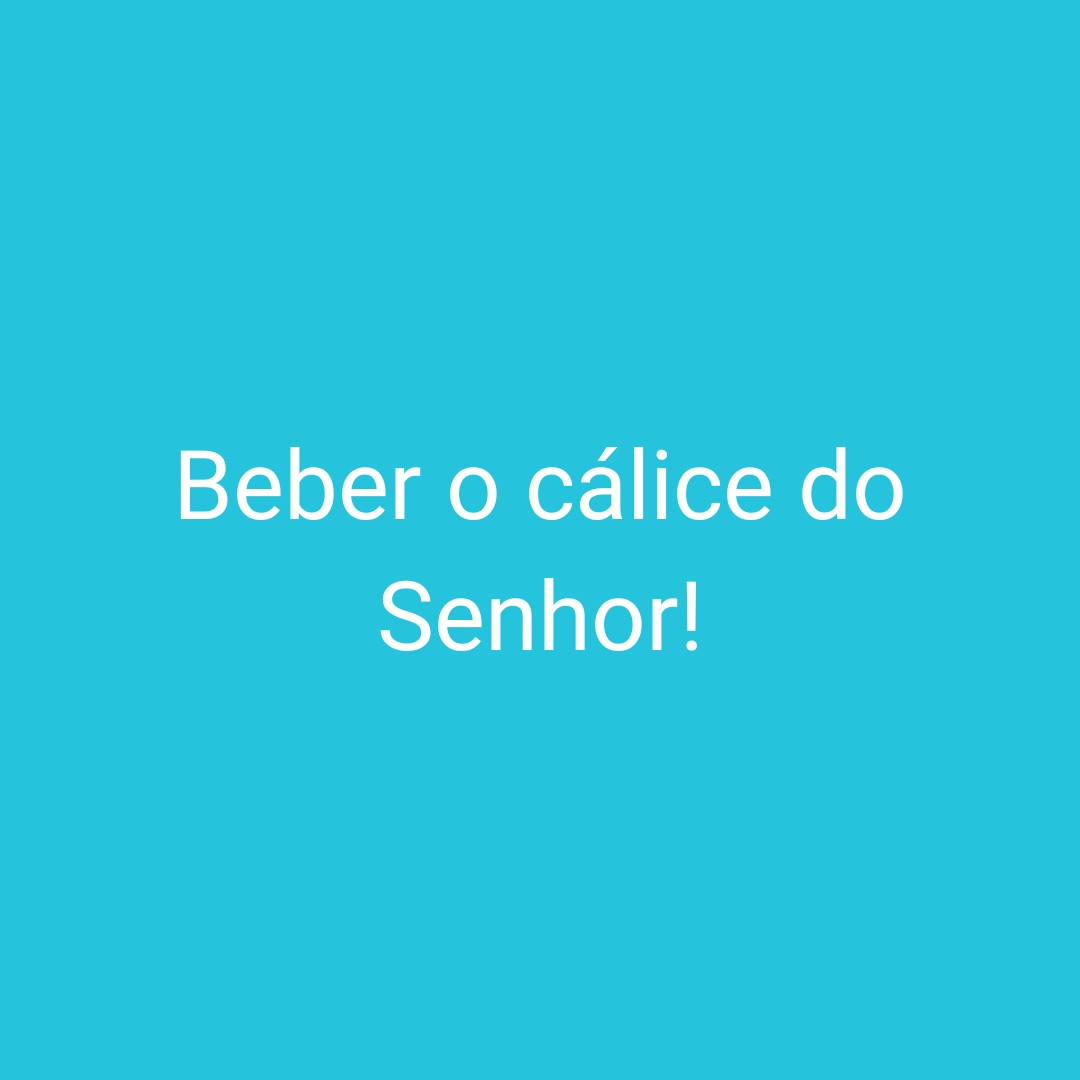 Beber o cálice do Senhor episode artwork