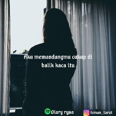 Aku memandangmu cukup di balik kaca itu