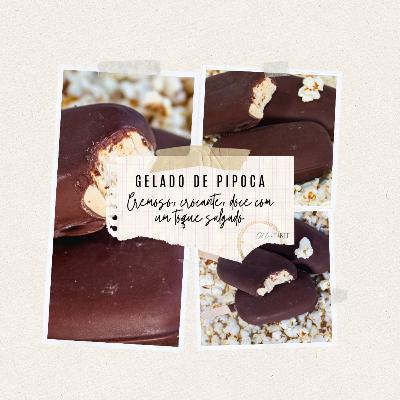 Explosão de Sabor: Gelado de Pipoca Incrível!