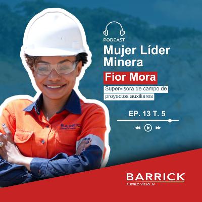 Fior demuestra con su pasión en la ingeniería civil que la mujer no tiene limites en la minería Fior demuestra con su pasión en la ingeniería civil que la mujer no tiene limites en la minería