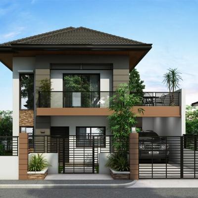 Bản Vẽ CAD Nhà Phố 2 Tầng 5x20 Hiện Đại