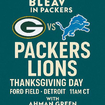 Packers vs Lions Preview | NFC North Showdown at Ford Field | BLEAV in Packers with Ahman Green Packers vs Lions Preview | NFC North Showdown at Ford Field | BLEAV in Packers with Ahman Green