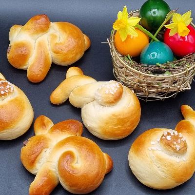 Suti kocht - Bärlauchspitzen und Osterhäsle