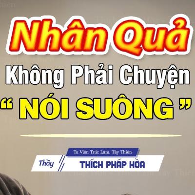 Nhân Quả không phải chuyện "nói suông" - Thầy Thích Pháp Hòa