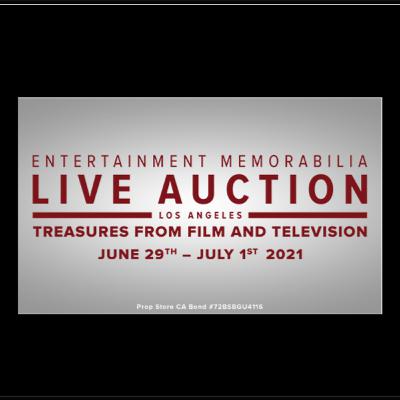 Prop Store June Entertainment Memorabilia Live Auction