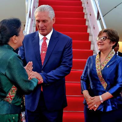 Llega el presidente Díaz-Canel a Laos