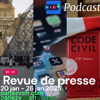 Revue de presse du 20 au 26 janvier 2025 Revue de presse du 20 au 26 janvier 2025