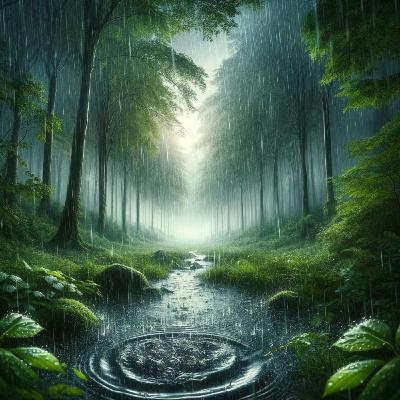 ️ Lluvia Torrencial: Un Suave Refugio para la Mente