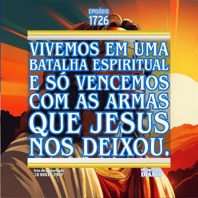 Vivemos em uma batalha espiritual e só vencemos com as armas que Jesus nos deixou. Vivemos em uma batalha espiritual e só vencemos com as armas que Jesus nos deixou.