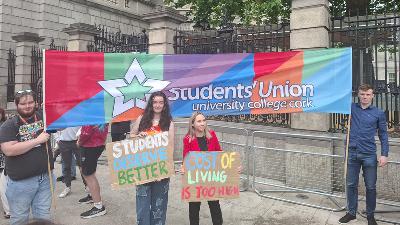 Students protest over potential fee increase