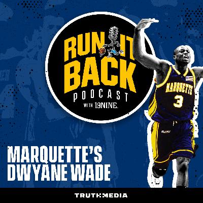 The Marquette Golden Eagles with Dwyane Wade