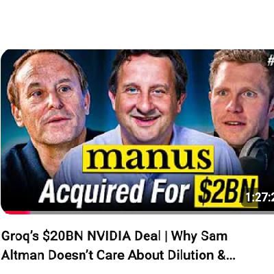 EP35|25亿买Manus,200亿买Grok,科技巨头的钱到底在烧什么? EP35|25亿买Manus,200亿买Grok,科技巨头的钱到底在烧什么?
