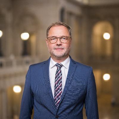 Präsident des Bundesverwaltungsgerichts Andreas Korbmacher im Gespräch