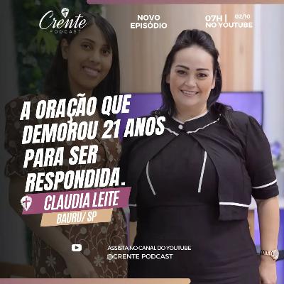 SUA VIDA VAI MUDAR DEPOIS DESTE RELATO | Pra. Claudia Leite