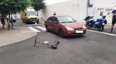 En patinete, casco o multa: Advertencia de un municipio de Lanzarote En patinete, casco o multa: Advertencia de un municipio de Lanzarote