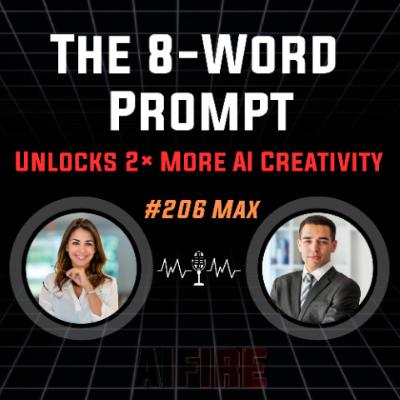#206 Max: The 8-Word Prompt That Unlocks 2× More AI Creativity – A Stanford Breakthrough #206 Max: The 8-Word Prompt That Unlocks 2× More AI Creativity – A Stanford Breakthrough
