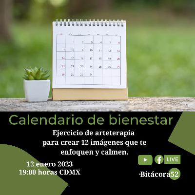Calendario de bienestar. Arteterapia Calendario de bienestar. Arteterapia