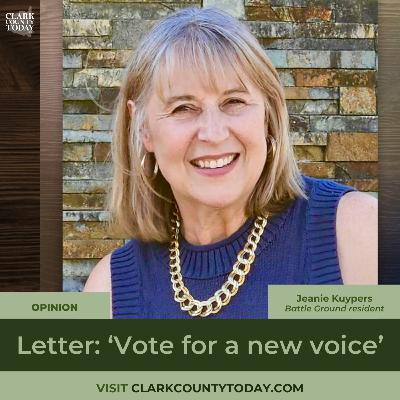 Letter: ‘Vote for a new voice’ Letter: ‘Vote for a new voice’