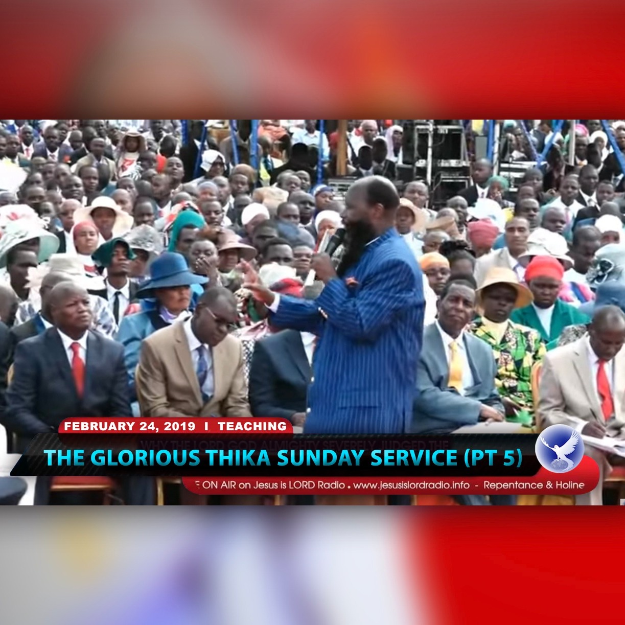 EPISODE 333 - 24FEB2019 - THE GLORIOUS THIKA SUNDAY SERVICE PART 5 - PROPHET DR. OWUOR episode artwork