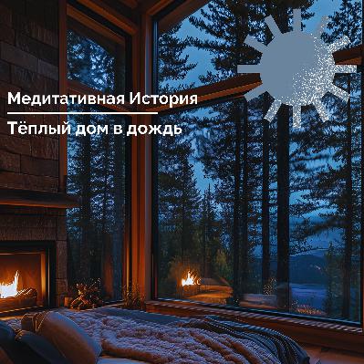 Теплый Дом с камином в дождливый вечер | История для отдыха