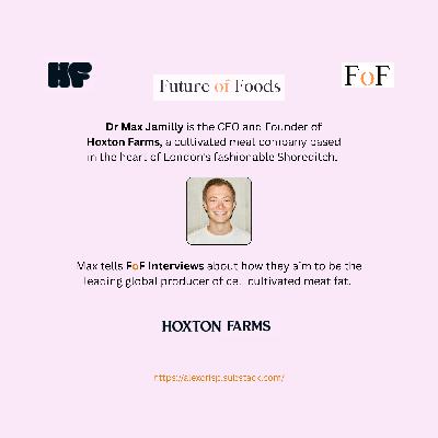Becoming the leader in cultivated meat fat - Hoxton Farms