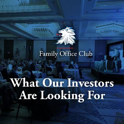 Are there actually investors at Family Office Club events? Are there actually investors at Family Office Club events?